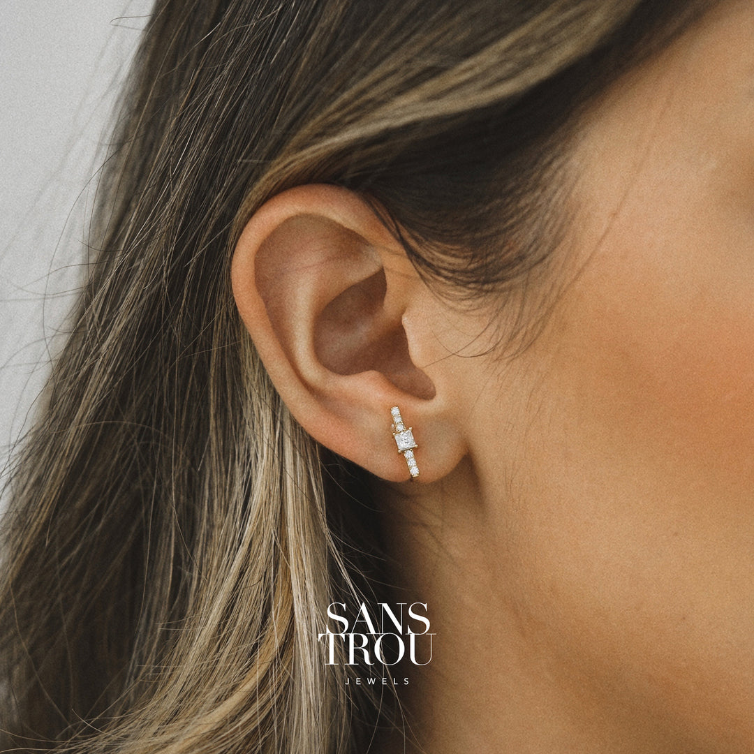 Solange Clip-On Stud Earrings