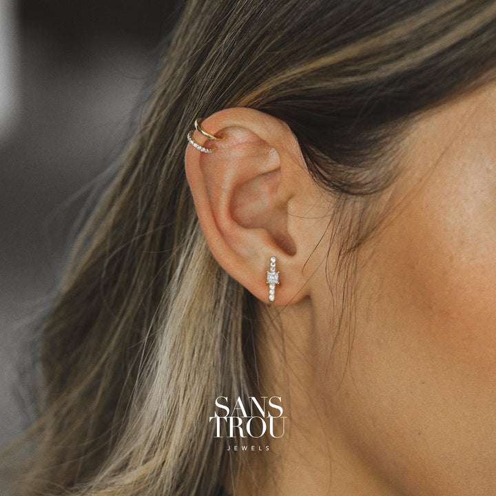 Solange Clip-On Stud Earrings