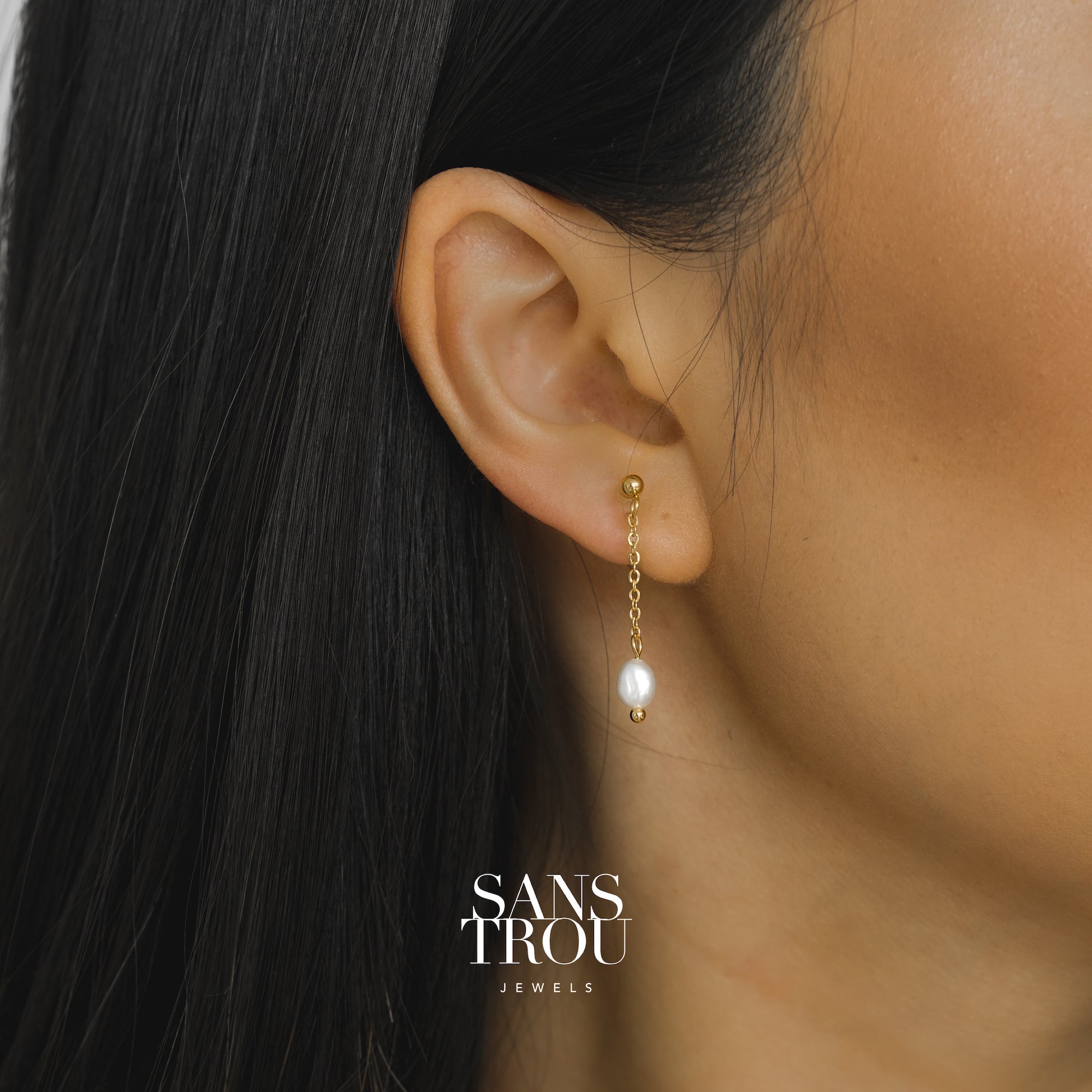 Sylvie Petite Pearl Clip-On Earrings